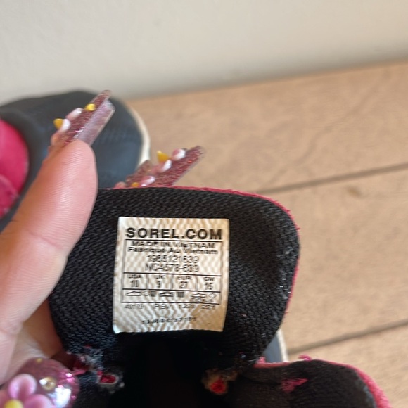 Sorel Kids Out N About Waterproof Boots SZ 10 - Picture 8 of 9